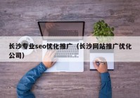 长沙专业seo优化推广（长沙网站推广优化公司）
