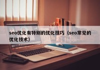 seo优化有特别的优化技巧（seo常见的优化技术）