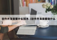 软件开发需要什么技术（软件开发需要做什么）